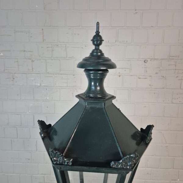 Laterne Gartenlampe Aluminium Grün 2,20 m – Bild 3