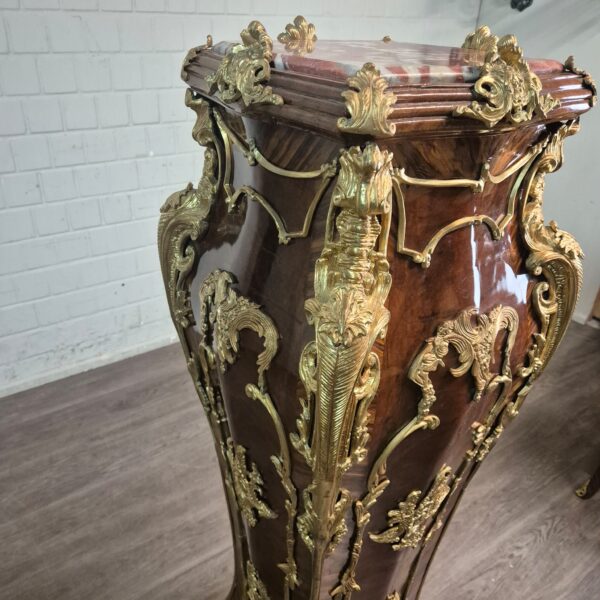 Säulen-Set Barockstil Marmor Nussbaum 1,50 m – Bild 13