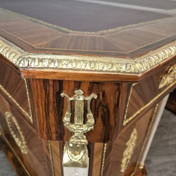 Schreibtisch Nussbaum Barockstil 1,85 m – Bild 10