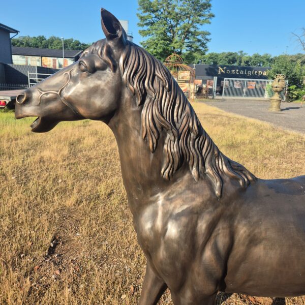 Skulptur Dekoration Pferd Bronze 1,52 m – Bild 7