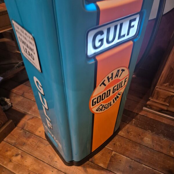 Zapfsäule Tanksäule Gilbarco 50er Jahre Gulf – Bild 6