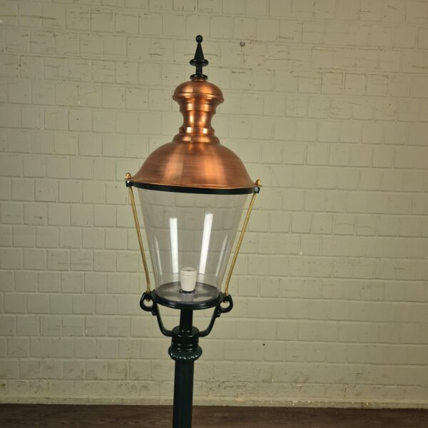 Laterne Gartenlampe Aluminium Kupfer 1,75 m – Bild 2