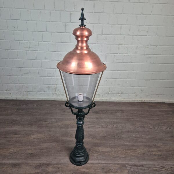 Laterne Gartenlampe Aluminium Kupfer 1,35 m