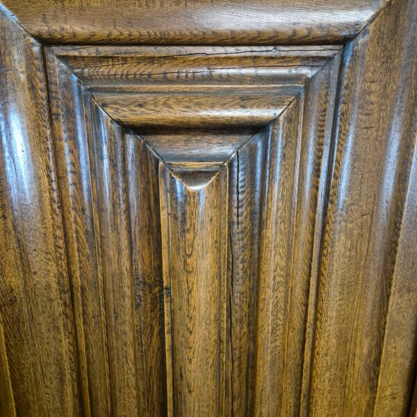 Frankfurter Wellenschrank Kleiderschrank Barock 1780 Eiche – Bild 9