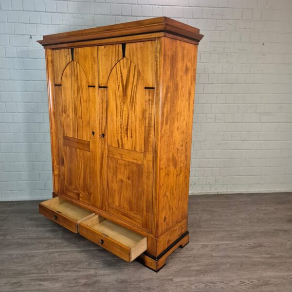 Schrank Kleiderschrank Biedermeier 1850 Kirschbaum – Bild 14