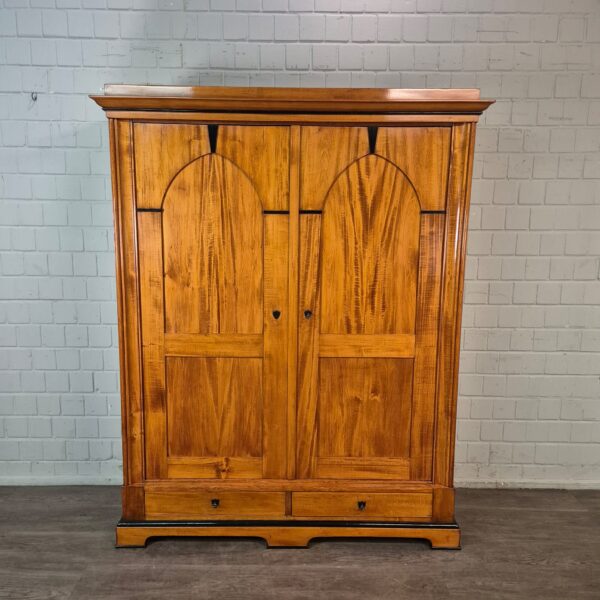 Schrank Kleiderschrank Biedermeier 1850 Kirschbaum – Bild 2
