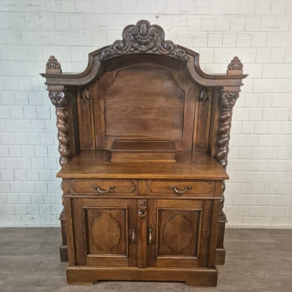 Kredenz Buffetschrank Gründerzeit 1880 Eiche – Bild 2