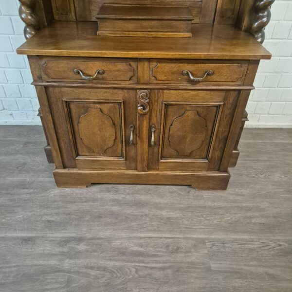 Kredenz Buffetschrank Gründerzeit 1880 Eiche – Bild 5
