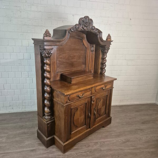 Kredenz Buffetschrank Gründerzeit 1880 Eiche
