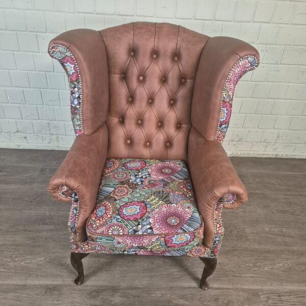 Chesterfield Ohrenbackensessel Sessel Leder