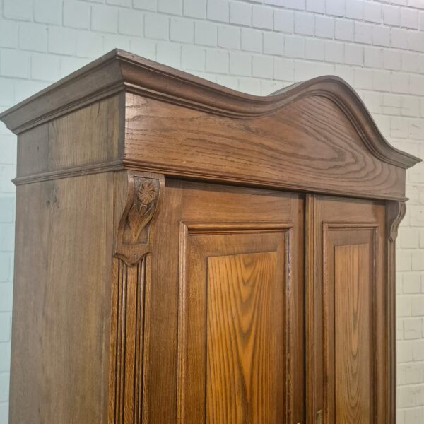 Schrank Kleiderschrank Gründerzeit 1880 Eiche – Bild 5