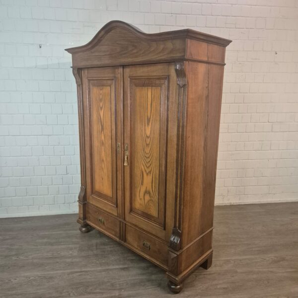 Schrank Kleiderschrank Gründerzeit 1880 Eiche – Bild 3