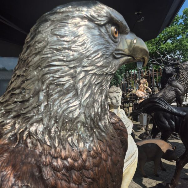 Skulptur Dekoration Adler Bronze 1,80 m – Bild 9