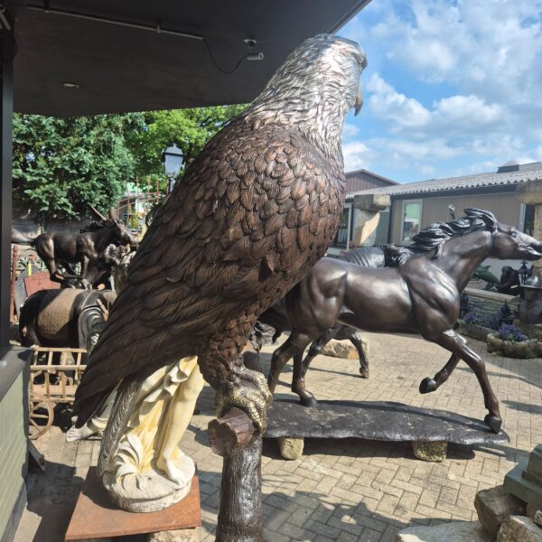 Skulptur Dekoration Adler Bronze 1,80 m – Bild 6