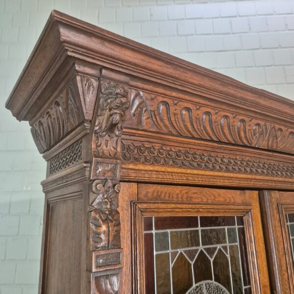 Buffetschrank Schrank Gründerzeit 1880 Eiche – Bild 5