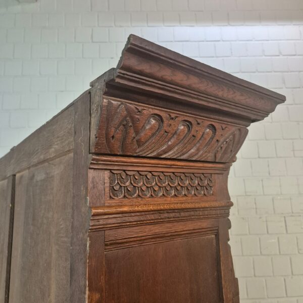 Buffetschrank Schrank Gründerzeit 1880 Eiche – Bild 24