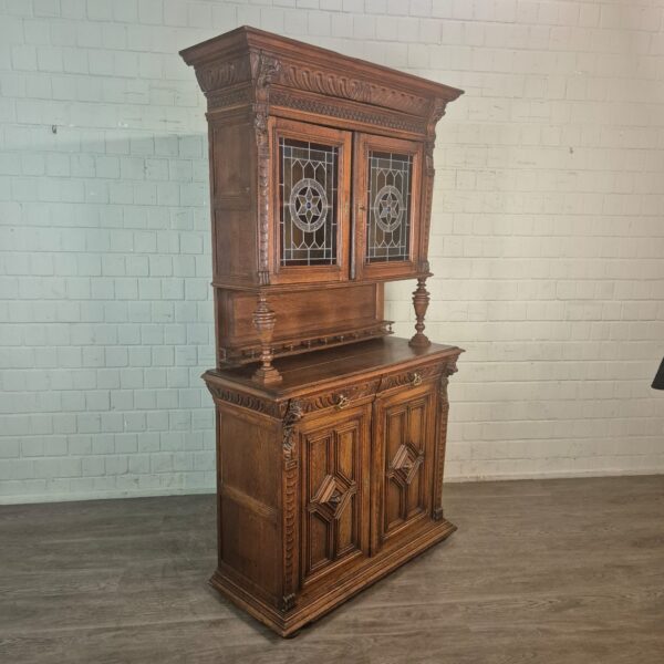 Buffetschrank Schrank Gründerzeit 1880 Eiche