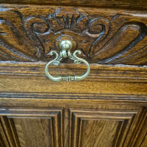 Buffetschrank Schrank Gründerzeit 1880 Eiche – Bild 8