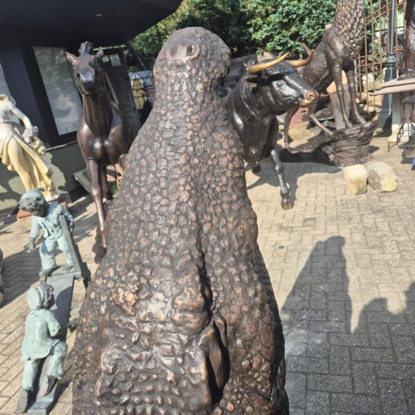 Skulptur Dekoration Krokodil Bronze 2,10 m – Bild 17