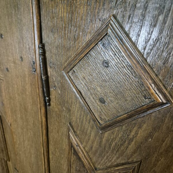 Schrank Geschirrschrank Barock 1770 Eiche – Bild 8