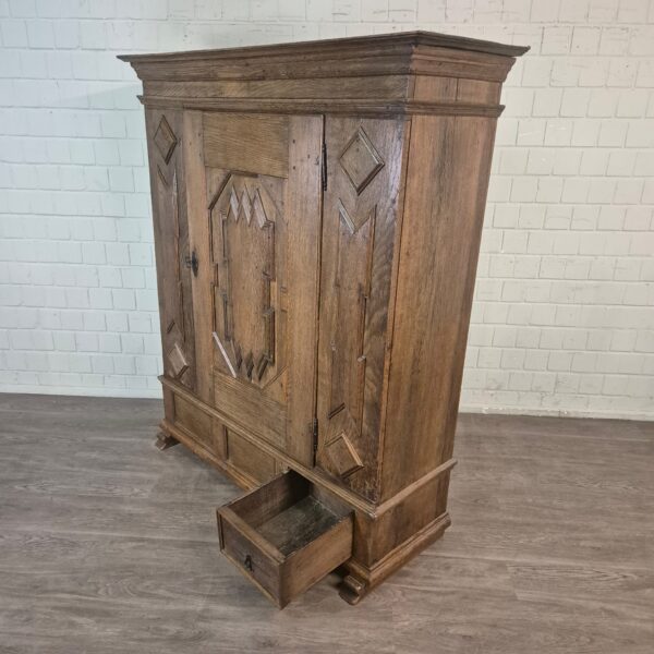Schrank Geschirrschrank Barock 1770 Eiche – Bild 17