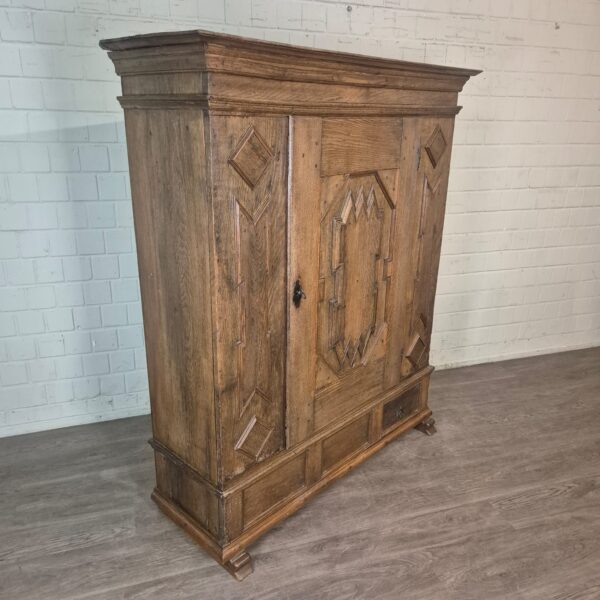 Schrank Geschirrschrank Barock 1770 Eiche