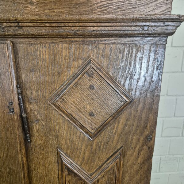 Schrank Geschirrschrank Barock 1770 Eiche – Bild 7