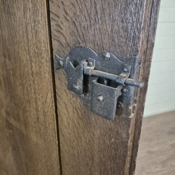 Schrank Geschirrschrank Barock 1770 Eiche – Bild 14