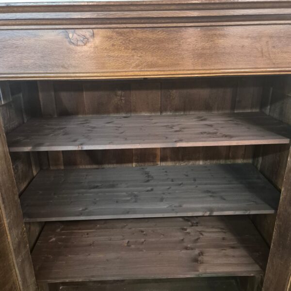 Kleiderschrank Schrank Biedermeier 1820 Eiche – Bild 9