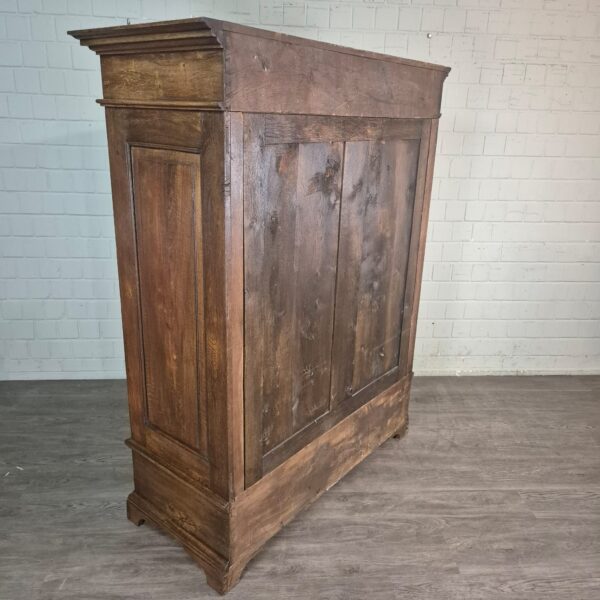 Kleiderschrank Schrank Biedermeier 1820 Eiche – Bild 12