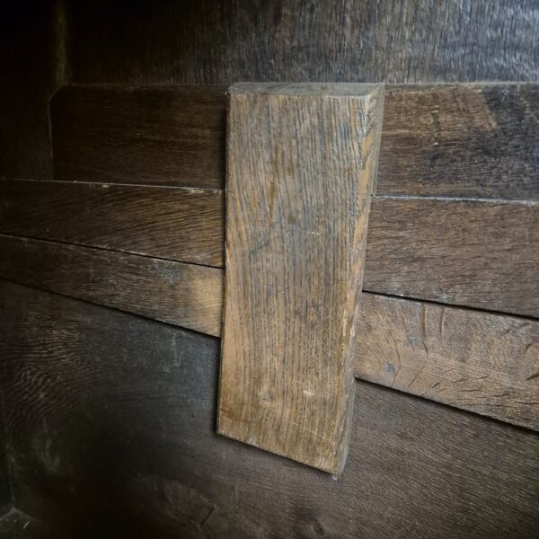 Kleiderschrank Schrank Biedermeier 1820 Eiche – Bild 10