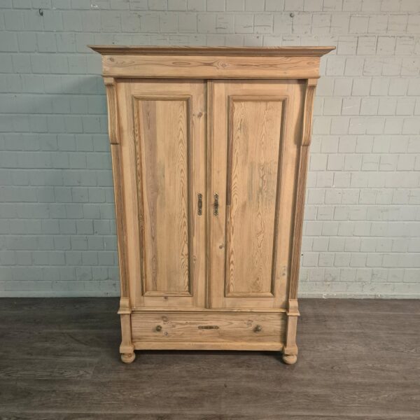 Schrank Kleiderschrank Jugendstil 1910 Kiefer – Bild 2