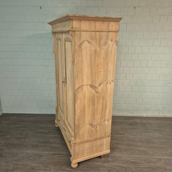 Schrank Kleiderschrank Jugendstil 1910 Kiefer – Bild 3