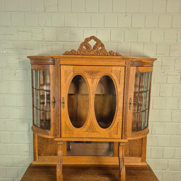 Buffetschrank Schrank Jugendstil 1910 Eiche – Bild 3