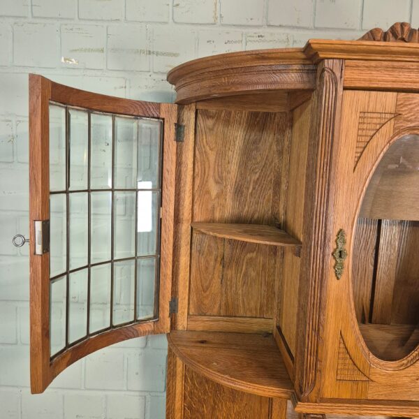Buffetschrank Schrank Jugendstil 1910 Eiche – Bild 13