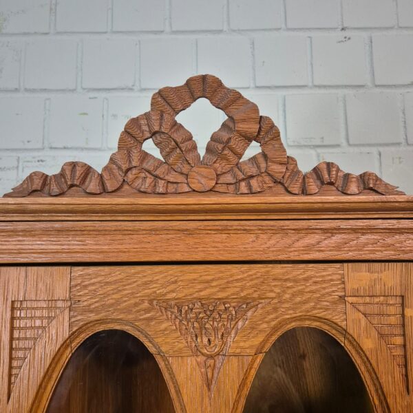 Buffetschrank Schrank Jugendstil 1910 Eiche – Bild 7