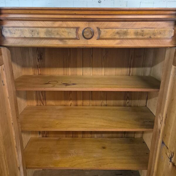 Kleiderschrank Schrank Gründerzeit 1880 Nussbaum – Bild 10