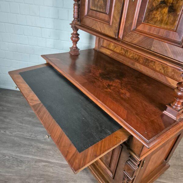 Buffetschrank Schrank Gründerzeit 1880 Nussbaum – Bild 13