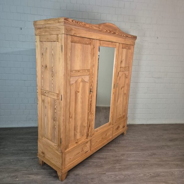 Schrank Kleiderschrank Jugendstil 1910 Kiefer