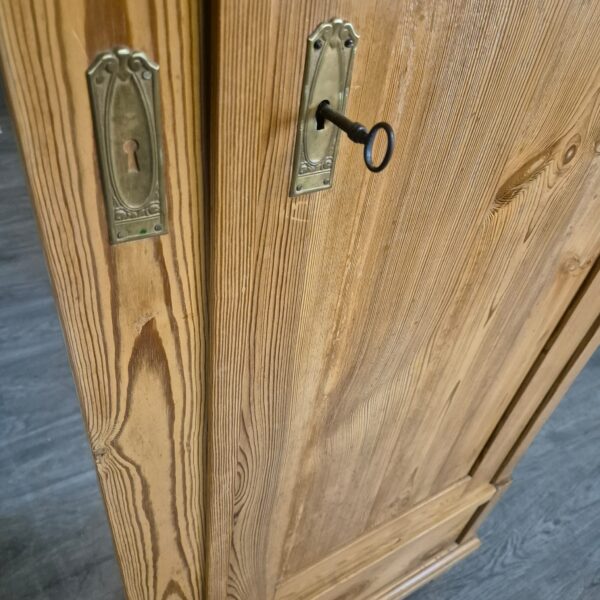 Schrank Kleiderschrank Jugendstil 1910 Kiefer – Bild 5