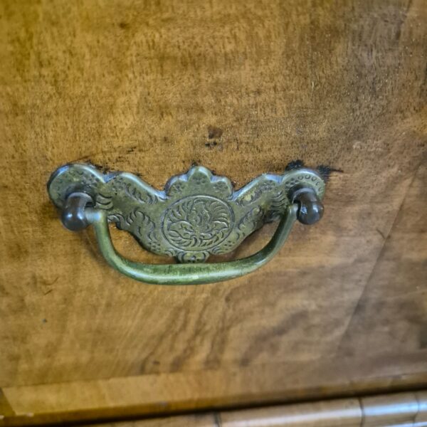 Schrank Kleiderschrank Biedermeier 1800 Nussbaum – Bild 7