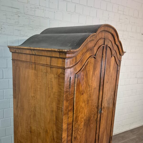 Schrank Kleiderschrank Biedermeier 1800 Nussbaum – Bild 4