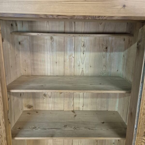 Vitrine Geschirrschrank Jugendstil 1900 Kiefer – Bild 11
