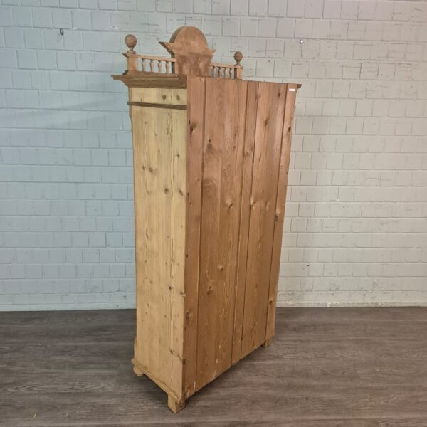 Vitrine Geschirrschrank Jugendstil 1900 Kiefer – Bild 15