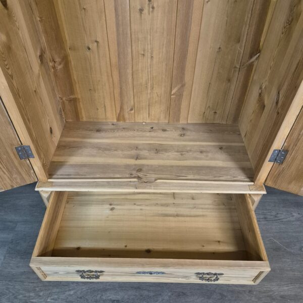 Schrank Kleiderschrank Gründerzeit 1880 Kiefer – Bild 11