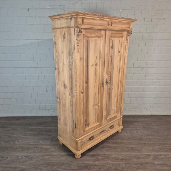 Schrank Kleiderschrank Gründerzeit 1880 Kiefer