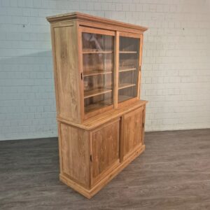 Vitrine Bücherschrank Teakholz 1,50 m