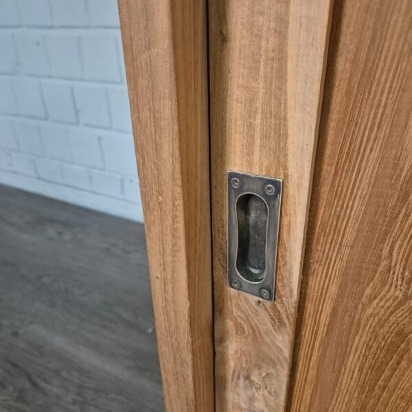 Vitrine Bücherschrank Teakholz 1,50 m – Bild 8