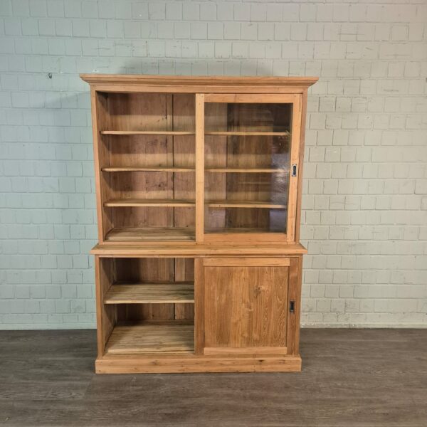 Vitrine Bücherschrank Teakholz 1,50 m – Bild 11