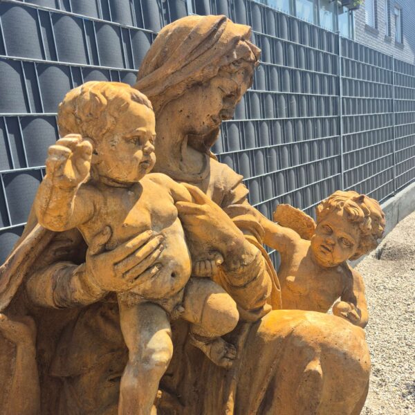 Skulptur Dekoration Madonna mit Kind Stein 1,75 m – Bild 8